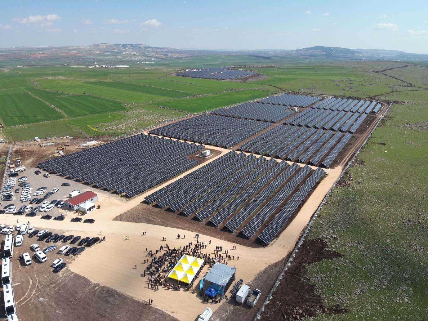 11 Mw güneş santrali hizmette
