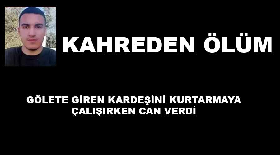 Kardeşini kurtardı ama...