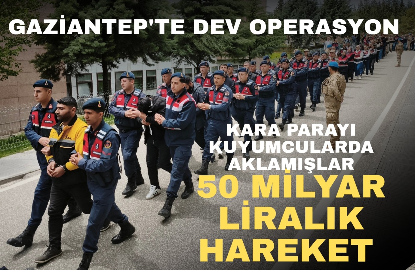 Gaziantep'te operasyon: 70 tutuklama 
