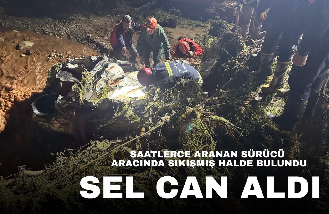 O sürücü ölü bulundu