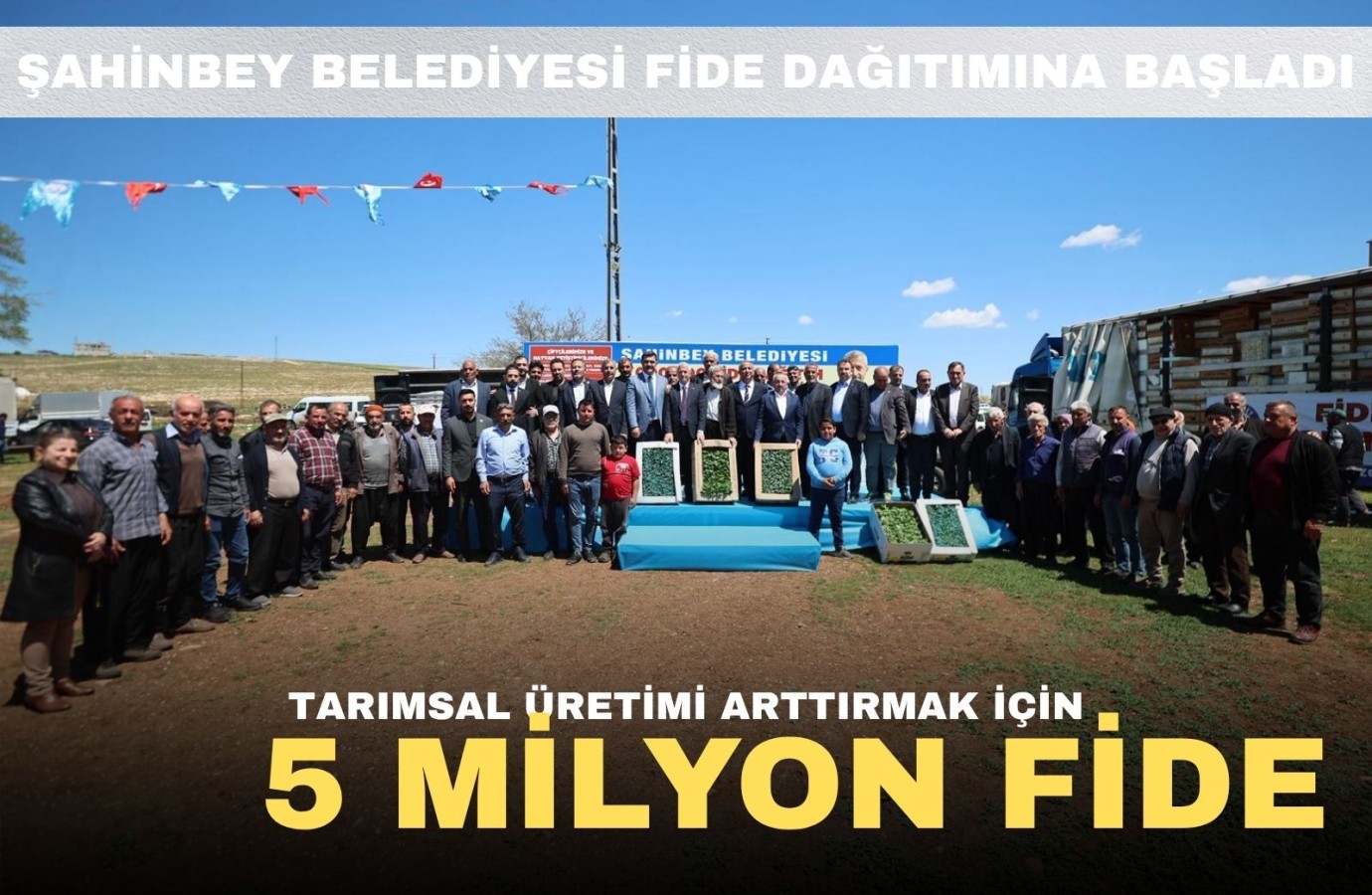 Çiftçiye 5 milyon fide