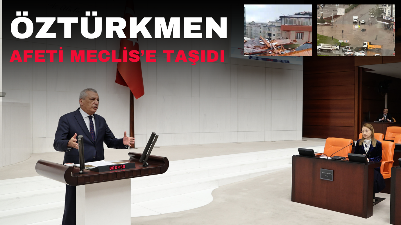 Öztürkmen afeti TBMM'ye taşıdı