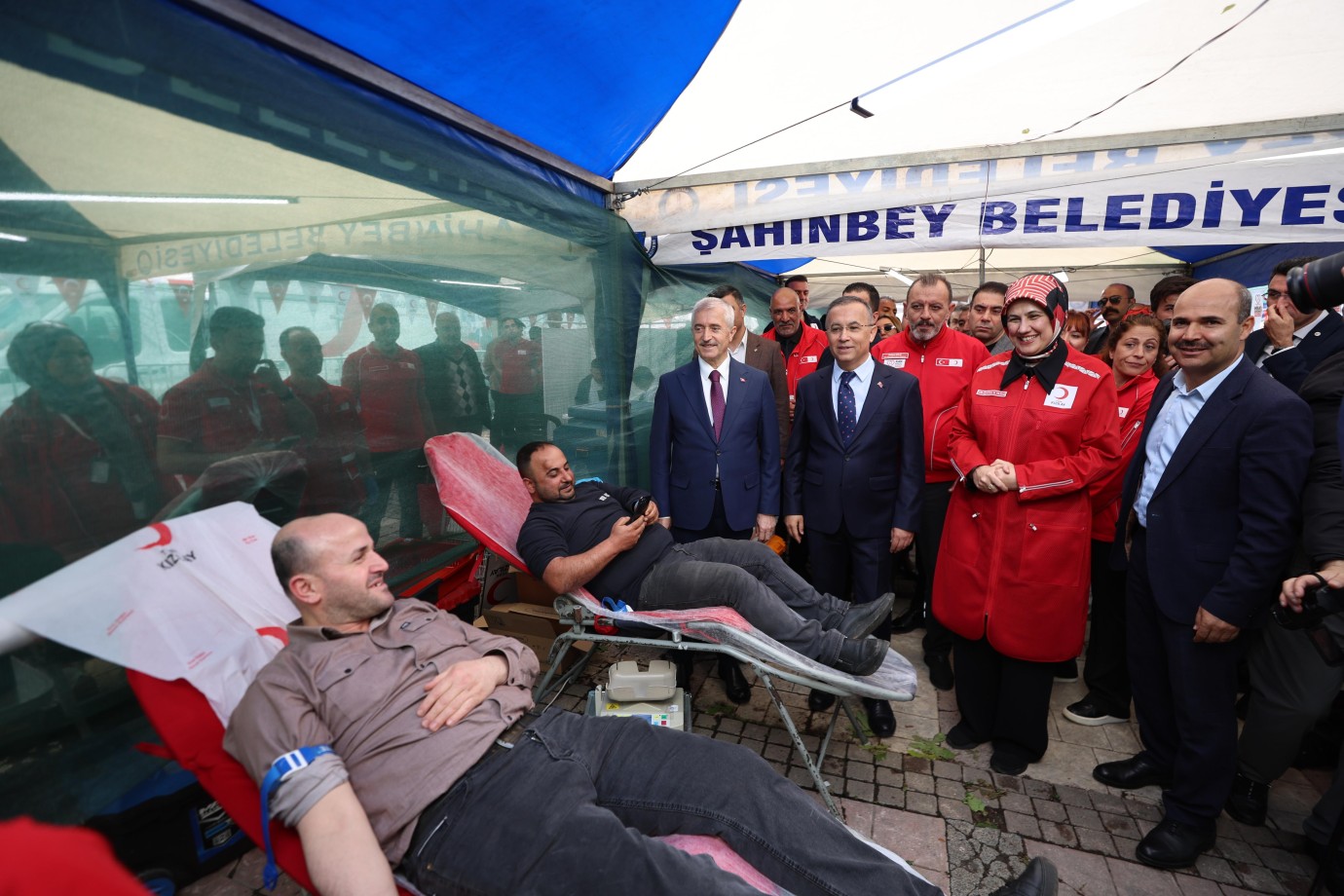 Gaziantepliler kan vermeye koştu