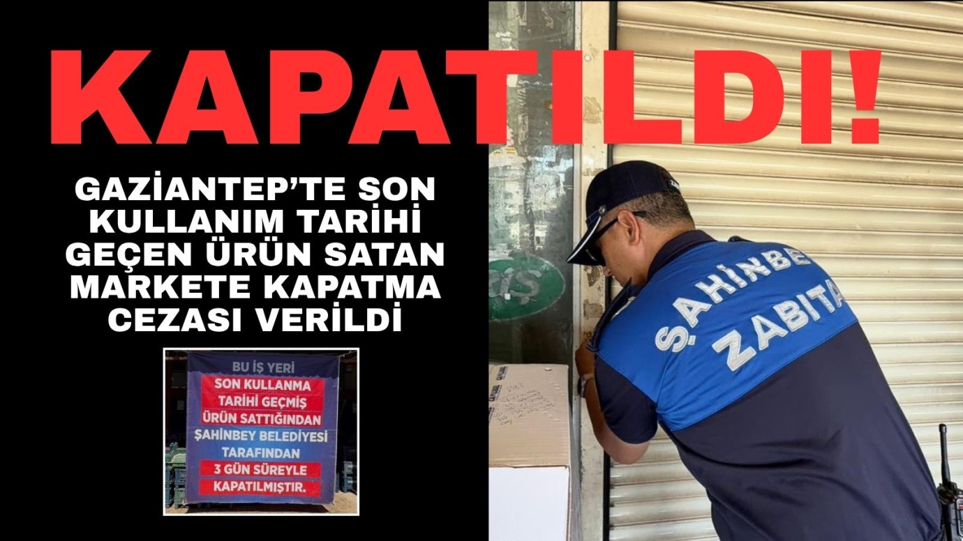 Markete kapatma cezası
