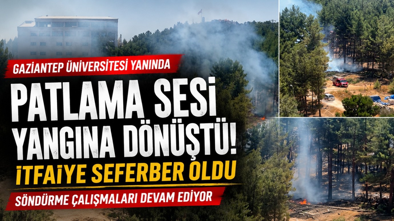 Patlama ve yangın korkuttu 