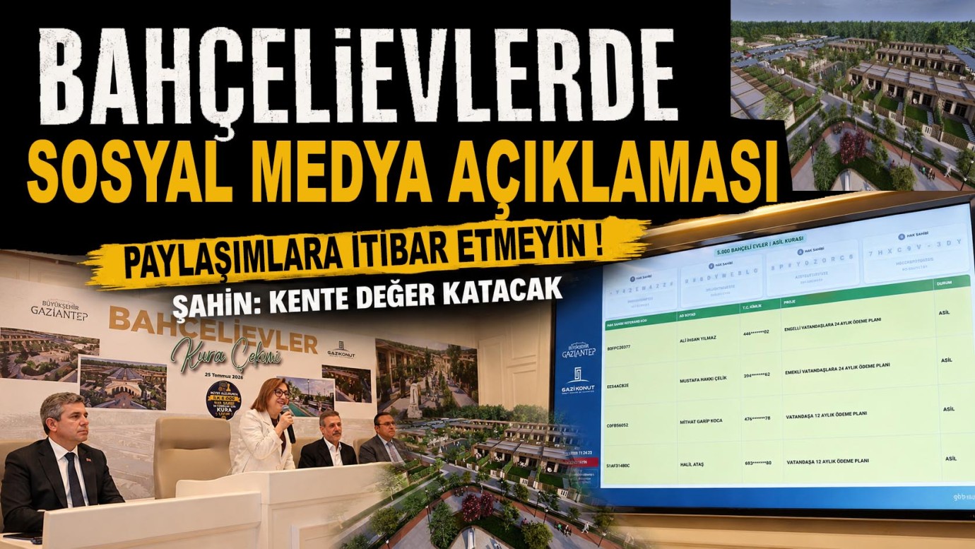 Belediyeden Bahçelievler açıklaması