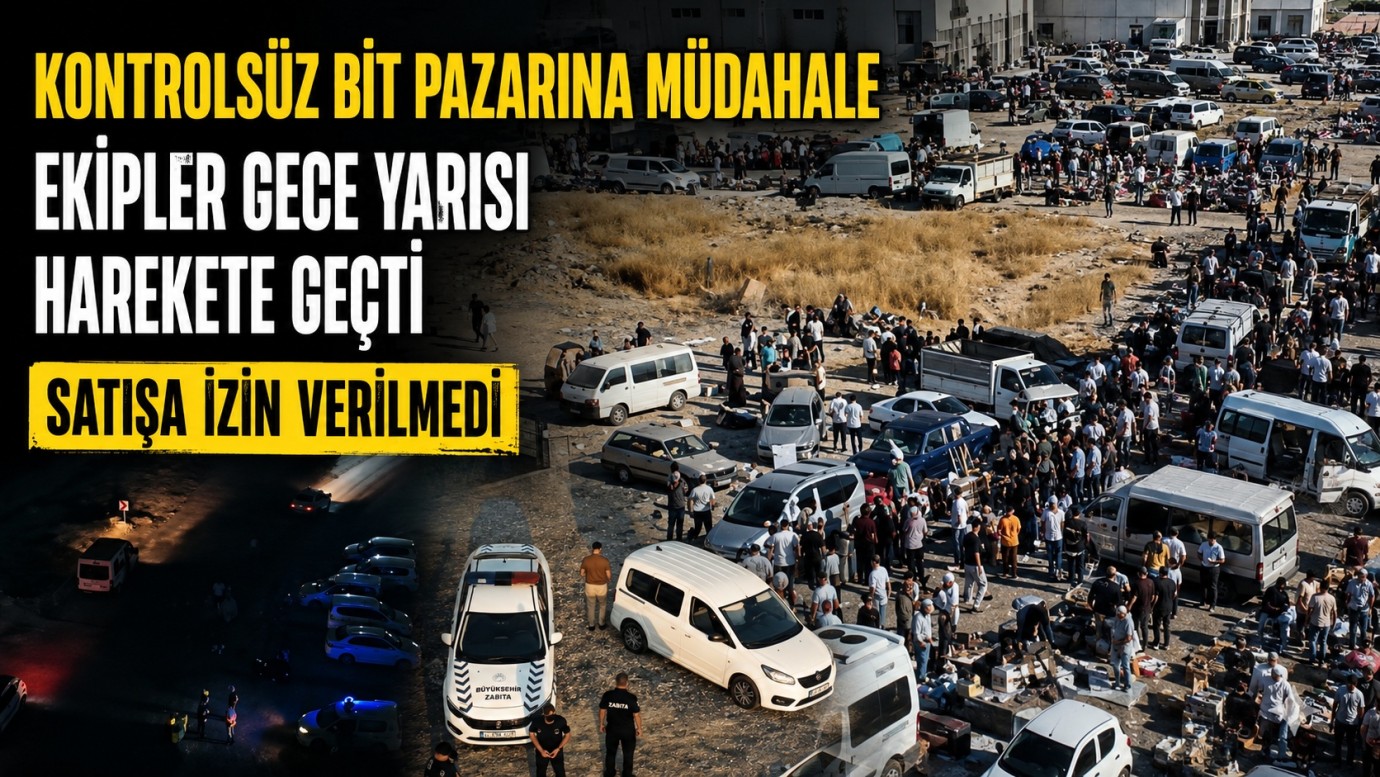 Bit pazarına zabıta müdahalesi