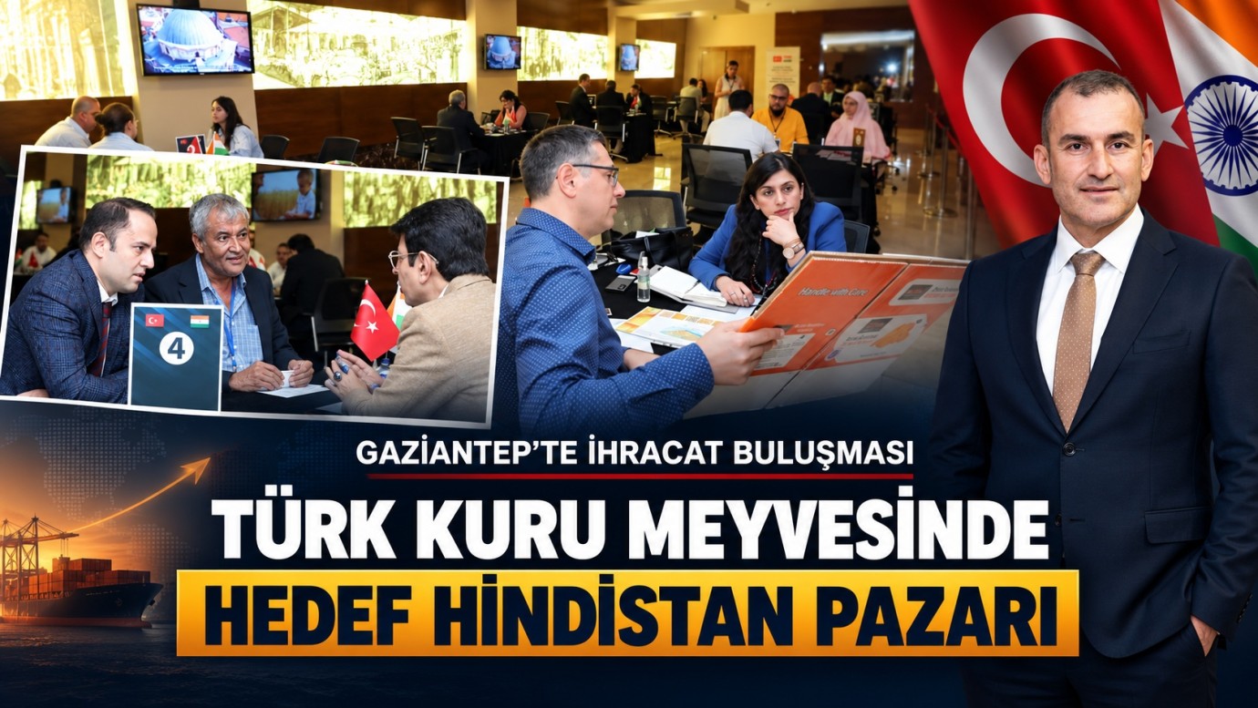 Gaziantep’te Hindistan pazarı için ihracat görüşmesi
