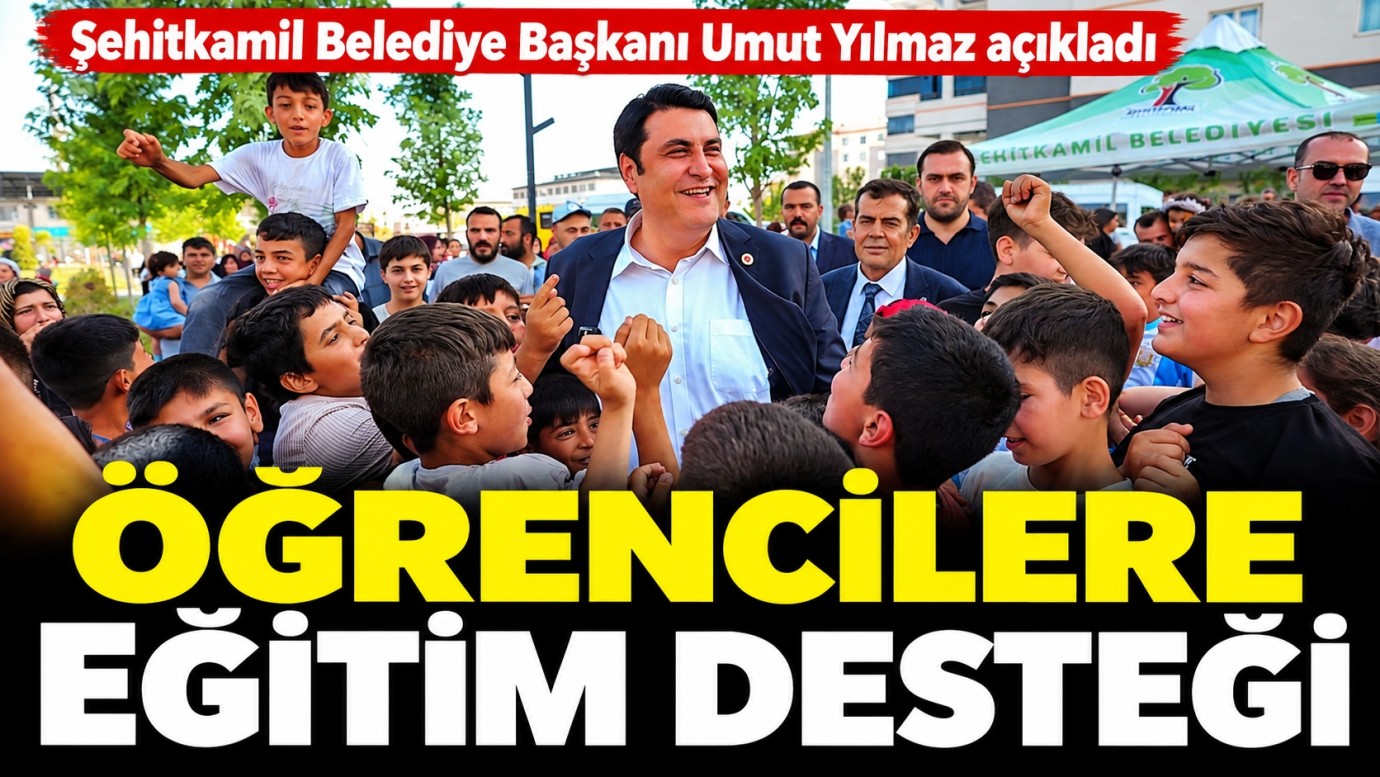 Şehitkamilli öğrencilere destek