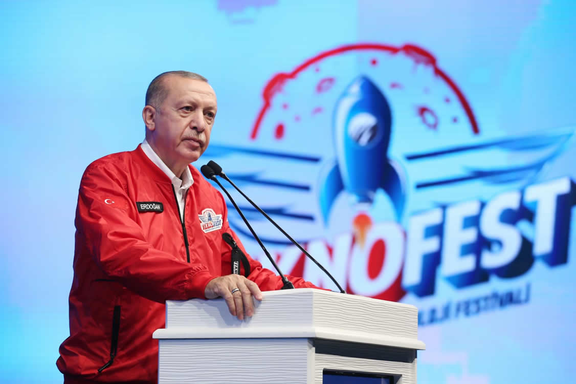 Erdoğan TEKNOFEST'te