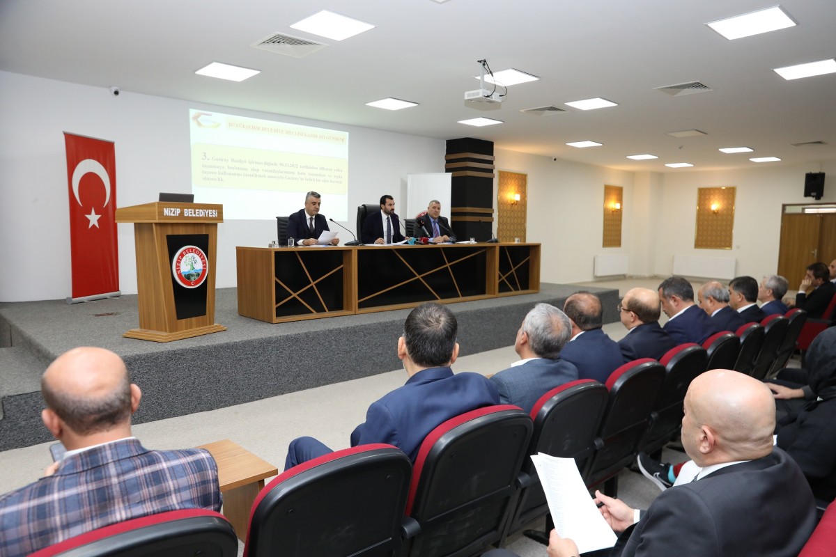 Büyükşehir Meclisi Nizip'te toplantı