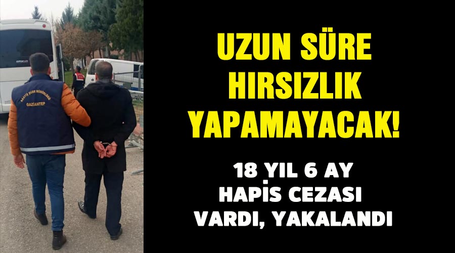 Uzun süre hırsızlık yapamayacak