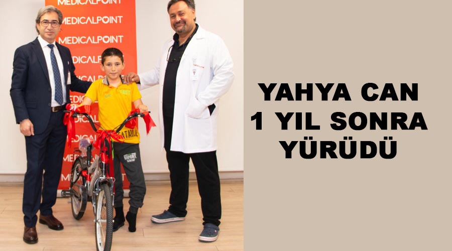 Yahya can 1 yıl sonra yürüdü
