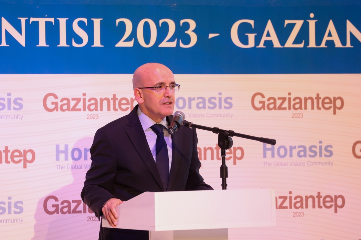 Şimşek Horasis toplantısında konuştu