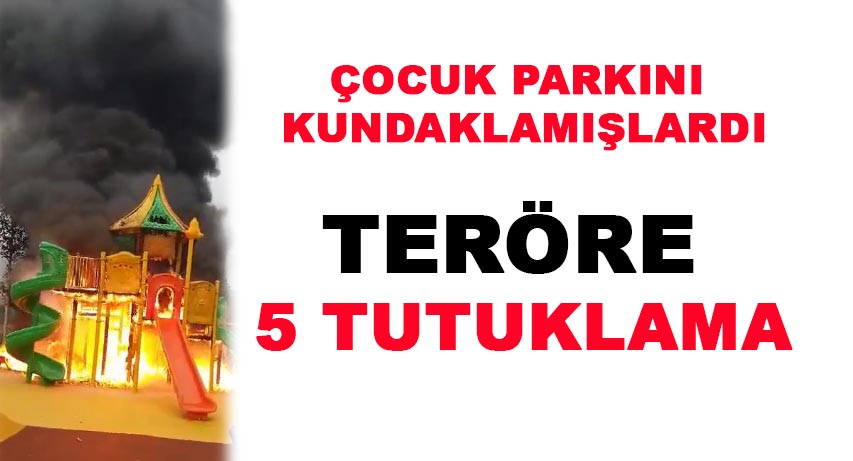 Teröre 5 tutuklama