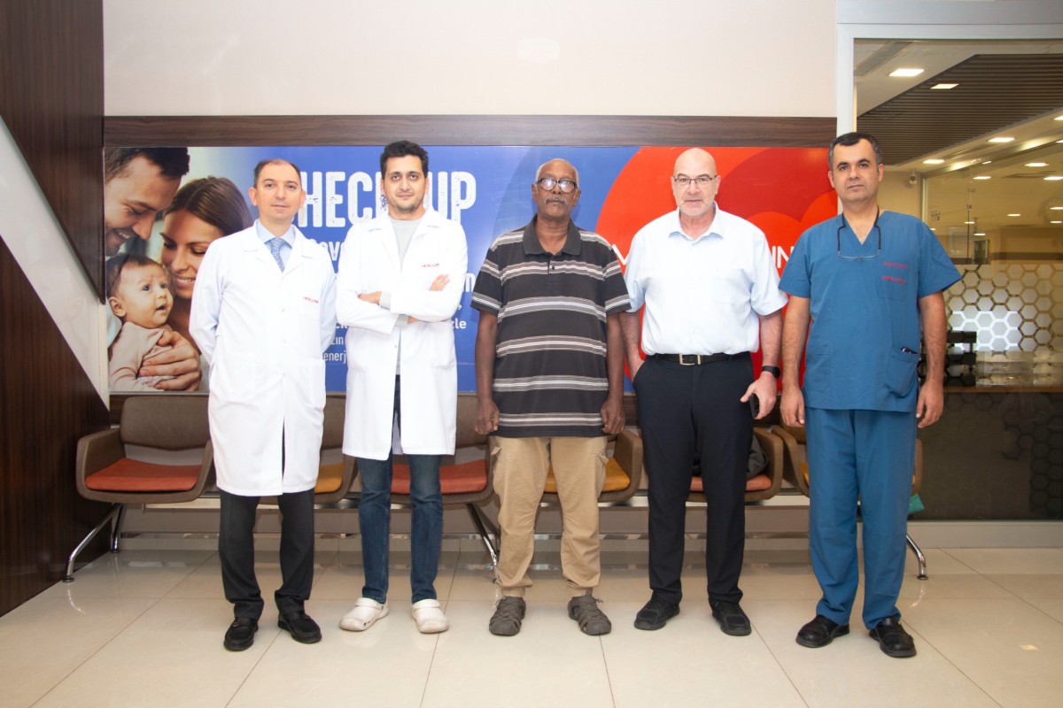 Sudanlı resam Gaziantep'te ameliyat oldu