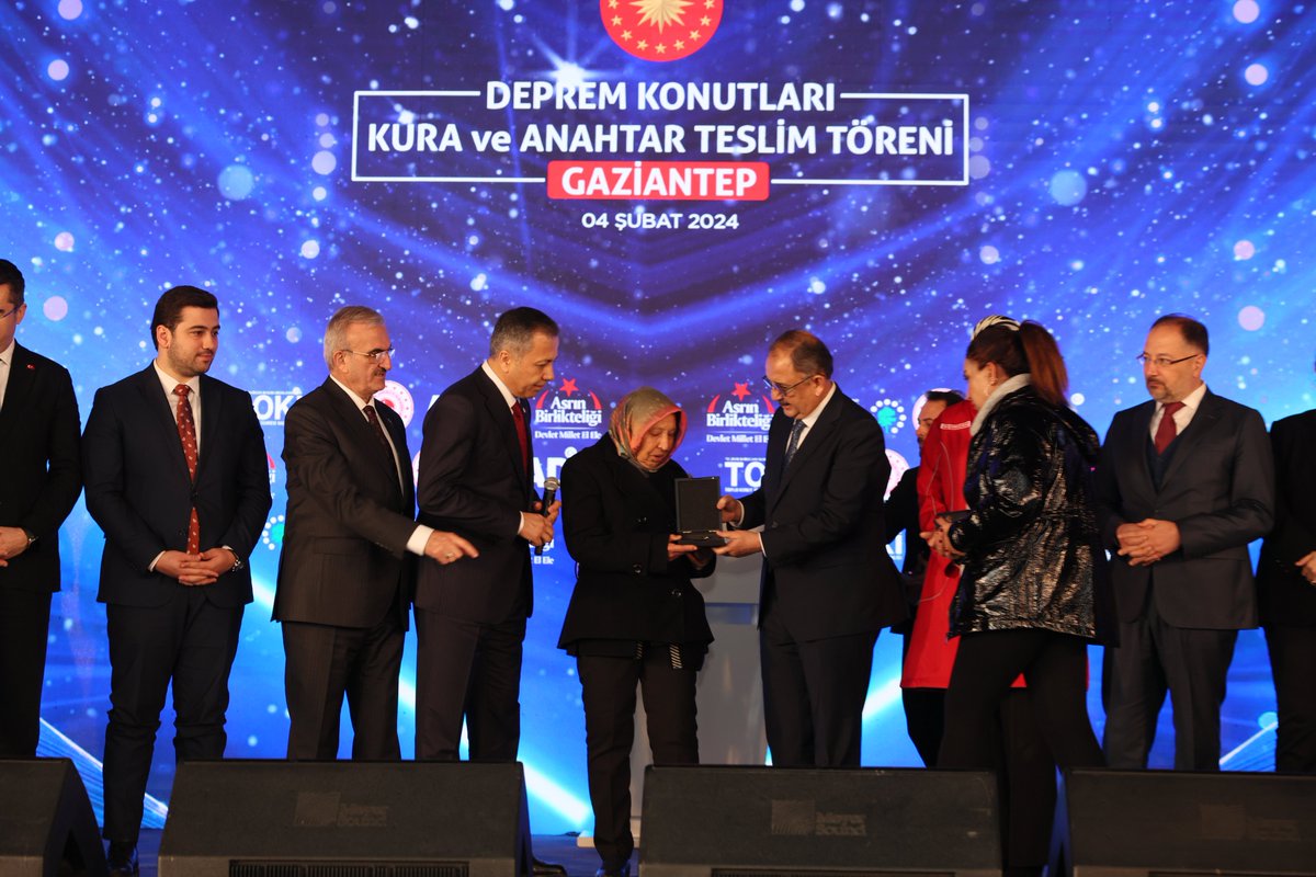 Deprem konutları sahiplerini buldu