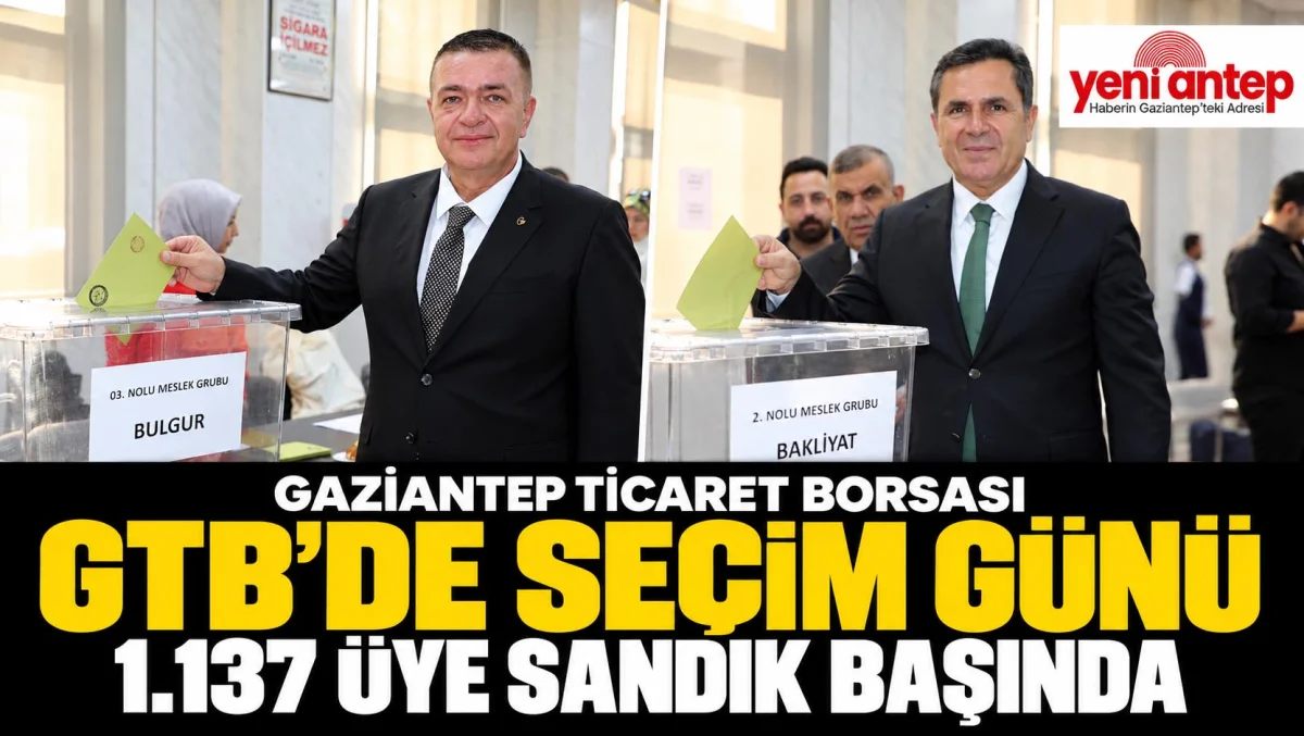 Gaziantep Ticaret Borsası’nda seçim başladı