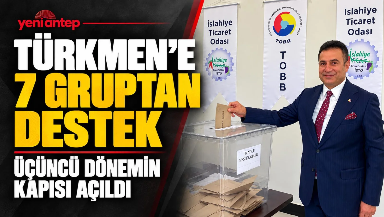 Selahattin Türkmen'e 7 gruptan destek