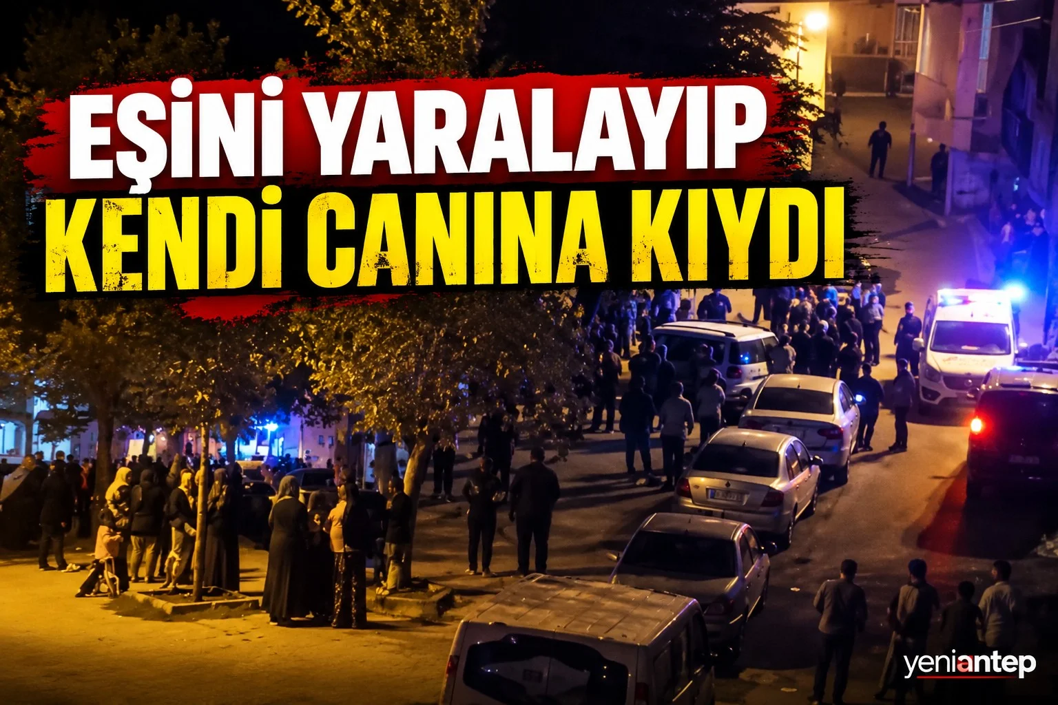 Eşini yaraladı, kendi canına kıydı