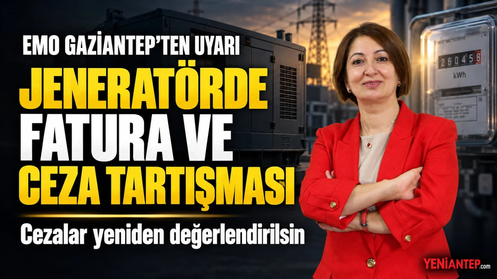 Gaziantep’te jeneratör cezalarına EMO’dan inceleme çağrısı