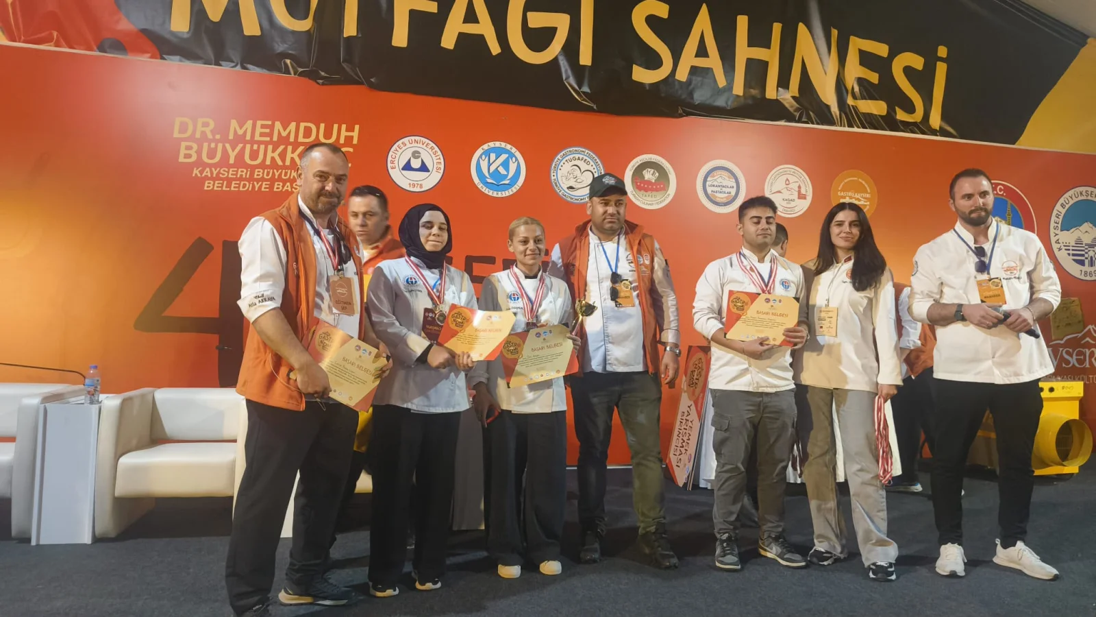 GAÜN aşçılık öğrencileri festivallerde